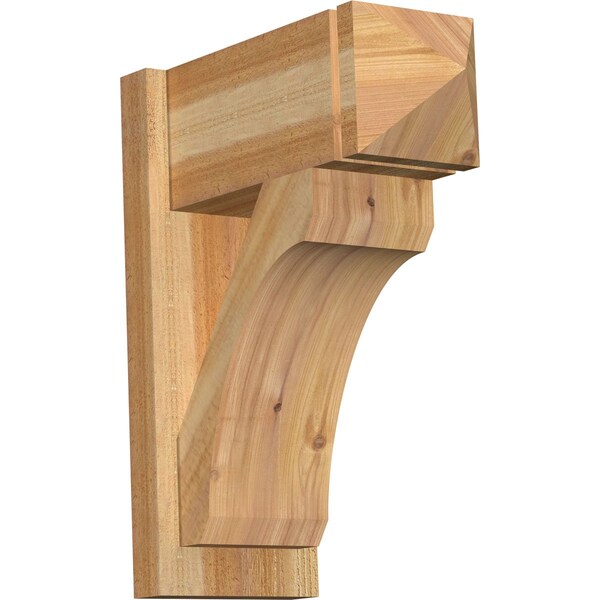 Ekena Millwork Legacy Arts & Crafts Rough Sawn Outlooker, Western Red Cedar, 8"W x 18"D x 22"H OUT08X18X22LEC03RWR - main